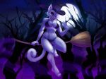 1girl 1girl anthro cat clothed clothing fangs feline fivel furry halloween hat holidays magic_user mammal skimpy witch