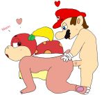  blonde_hair hetero mario mario_bros. penis pom_pom_(mario_bros) tagme thick_thighs 