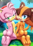 amy_rose bbmbbf dat_ass mobius_unleashed palcomix sega sonic_boom sticks_the_jungle_badger tagme