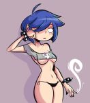 1girl breasts cartoon_network cigarette ed,_edd,_'n'_eddy hair_over_one_eye herny marie_kanker panties underboob