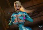 3d cosplay fighter metroid nintendo samus_aran sarah_bryant vaako virtua_fighter