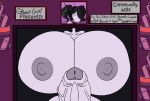 futanari ghost_girl_(slendytubbies) huge_penis hyper_breasts hypfutalover milking_machine penis_milking_machine slendytubbies tagme