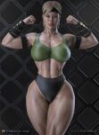 1girl alluring athletic_female cga3d erotichris female_abs fit_female flexing midway_games milf mortal_kombat mortal_kombat_1_(2023) mortal_kombat_4 mortal_kombat_armageddon mortal_kombat_deadly_alliance mortal_kombat_deception mortal_kombat_ii panties pin_up posing sonya_blade sports_bra ultimate_mortal_kombat_3