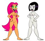 cndesmondharper dc_comics nude older older_female raven_(dc) scobionicle99 starfire teen_titans teen_titans_go young_adult young_adult_female young_adult_woman