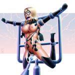  1girl big_breasts breasts carol_danvers female female_only marvel marvel_comics ms._marvel nipples solo superheroine thesaintofpain 