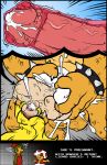 blonde_hair bowser breasts bukkake comic cum cumshot goomba group_sex mario mushroom_people nintendo nipples nude princess_peach pussy sex sparrow sparrow_(artist) sucking super_mario_bros. tattoo toad_(mario) toad_(mario_species)