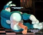 ? after_sex animatronic anonymous anthro anus ass balls barazoku barefoot big_ass big_butt big_feet black_eyes black_nose blue_body bonicfan123 bubble_butt cum cum_in_ass cum_inside cum_on_anus cum_on_butt cum_on_penis dialogue disembodied_penis english_text erection feet five_nights_at_freddy's five_nights_at_freddy's_2 from_behind_(disambiguation) fur furry gay half-closed_eyes hi_res humanoid_penis lagomorph leporid long_ears lying machine male mammal muscular muscular_male nude on_ground on_side orgasm penis presenting presenting_anus presenting_hindquarters presenting_penis question rabbit robot smile text toy_bonnie_(fnaf) vein veiny_penis video_games yaoi