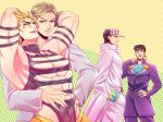  diamond_in_unbreakable dio_brando jojo&#039;s_bizarre_adventure josuke_higashikata jotaro_kujo kira_yoshikage stardust_crusaders yaoi 