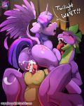  1boy 1girl 2017 alicorn anus ass cum cum_in_pussy cum_inside cutie_mark dragon female friendship_is_magic horn interspecies male male/female male_dragon my_little_pony nude penis_in_pussy pony pussy sex spike spike_(mlp) sugarlesspaints tail twilight_sparkle twilight_sparkle_(mlp) vaginal vaginal_penetration vaginal_sex wings 