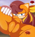  female_only ladybomber ladycherrybomba orange_fur sega sega tiara_boobowski 