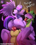  1boy 1girl 2017 alicorn anus ass cutie_mark dragon female friendship_is_magic horn interspecies male male/female male_dragon my_little_pony nude penis_in_pussy pony pussy sex spike spike_(mlp) sugarlesspaints tail twilight_sparkle twilight_sparkle_(mlp) vaginal vaginal_penetration vaginal_sex wings 