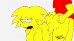 bart_simpson big_ass big_breasts breasts incest maggie_simpson maxtlat sex the_simpsons yellow_skin