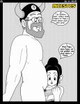 adult age_difference black_hair breast chichi comic dad daddy daughter dragon_ball dragon_ball_z father_&_daughter gyumao hair handjob hentai incest incestus male/female monochrome oedipussy ox_king penis pretty