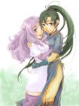  2girls :d art artist_request blush boots chinese_clothes circlet dress earrings elbow_gloves fire_emblem fire_emblem:_rekka_no_ken fire_emblem_7 fire_emblem_blazing_sword florina florina_(fire_emblem) friends gloves green_eyes green_hair hair happy hug jewelry lavender_hair lips long_hair looking_at_viewer love lyn lyndis lyndis_(fire_emblem) multiple_girls mutual_yuri nintendo no_armor open_mouth pegasus_knight ponytail purple_eyes purple_hair side_slit smile thigh_boots thighhighs very_long_hair yuri 