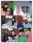  ass breasts comic conner_kent dc dc_comics kon-el miss_martian nipples nude pussy sex sucking superboy supergreen x-ray young_justice 