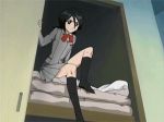 animated animated_gif bleach bow bowtie feet footwear gif kon kuchiki_rukia lowres no_panties no_panties_under_skirt nude_filter photoshop pussy rukia_kuchiki school_uniform seifuku serafuku socks teddy_bear uniform upskirt virgin