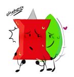  2_girls battle_for_dream_island bfb bfdi bodily_fluids cum cum_in_pussy cum_inside dickgirl grabbing_from_behind leafy_(bfdi) mackenziey125 object_shows pin_(bfdi) sex sex_from_behind 