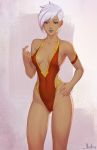  alakshmi_verma dark-skinned_female dark_skin duel_masters ebony jodsy kaijudo kaijudo_rise_of_the_duel_masters swimsuit white_hair 