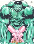  avengers black_widow green_skin hulk marvel monster natasha_romanoff penetration rob_durham size_difference vaginal vaginal_penetration 