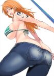  1girl 1girl 1girl ass_cleavage big_breasts breasts butt_crack clothed_female female_focus female_only kawa_batayoshi long_hair mature mature_female nami one_piece solo_female solo_focus tagme 