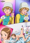 2girls digihentai digimon digimon_rules2 gatomon kari_kamiya multiple_girls tagme tk_takaishi yuri