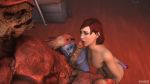 1girl 3d asari big_penis commander_shepard em805 fellatio femshep gif krogan liara_t'soni licking mass_effect oral penis redhead source_filmmaker urdnot_wrex