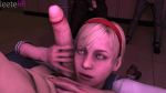 1girl 3d big_penis gif handjob leeterr penis resident_evil sherry_birkin source_filmmaker