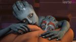 1girl 3d asari gif leeterr male mass_effect morinth penis samara source_filmmaker