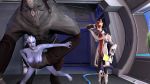  3d asari elcor liara_t&#039;soni mass_effect mordin_solus salarian 