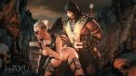  1girl 3d breast cassie_cage fantasy gif hakusfm male mortal_kombat_x rocks scorpion sex source_filmmaker 