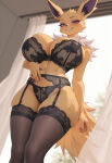 1girl ai_generated female furrxel jolteon nintendo pokemon solo tagme