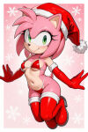  ai_generated amy_rose christmas_outfit mobian_(species) sonic_the_hedgehog_(series) tagme 