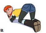 1girls april_o'neil april_o'neil_(tmnt_2012) ass ass_shot deemlyart looking_at_viewer nickelodeon solo_female teenage_mutant_ninja_turtles teenage_mutant_ninja_turtles_(2012) tmnt tmnt_2012