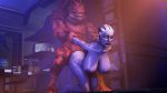 1girl 3d barneh big_ass liara_t'soni mass_effect source_filmmaker urdnot_wrex