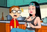  american_dad breasts brother_and_sister erect_nipples hayley_smith steve_smith 