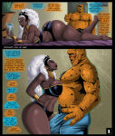  ben_grimm doomart storm_(x-men) the_thing_(marvel) 