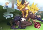  1boy 1girl 1girls 2d 2d_(artwork) 2d_art 2d_artwork almost_caught art ass ass_up bikupan blunt_bangs bodily_fluids clothing cum cum_in_pussy cum_inside dark-skinned_female dark_skin digital_art digital_artwork_(media) digital_media digital_media_(artwork) duo eeveelution english_text female_on_feral feral feral_on_human feral_on_top feral_penetrating fertilization from_behind from_behind_position generation_1_pokemon genital_fluids heart human human_female human_on_feral impregnation interspecies interspecies_impregnation jolteon light-skinned_male light_skin lipstick male male/female male_jolteon male_pokemon/female_human mammal nintendo open_mouth ovum ovum_deformation penetration pkmn_researcher_abby pok&eacute;mon_(species) pokemon pokemon_(species) pokephilia public public_sex purple_legwear purple_lipstick purple_thighhighs pussy sex size_difference small_dom_big_sub sperm sperm_cell sperm_meets_ovum spread_legs stealth_sex stockings tagme text tongue tongue_out top-down_bottom-up vaginal_penetration x-ray zoophilia 