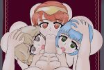  1boy 1girl 3_girls alm_(fire_emblem) ass balls balls_lick big_ass blue_hair brown_eyes brown_hair celica_(fire_emblem) collaborative_fellatio completely_nude faye_(fire_emblem) fellatio female_focus fffm_foursome fire_emblem fire_emblem_echoes:_shadows_of_valentia foursome from_above giver_pov green_eyes group_sex hand_on_head heart-shaped_pupils hen_nerd intelligent_systems kneel licking_balls light-skinned_female light-skinned_male light_skin looking_at_viewer looking_up male male_pov multiple_females multiple_girls nintendo nude nude_female oral orange_eyes orange_hair pov royalty short_hair silque_(fire_emblem) story_at_source tiara tongue tongue_out 