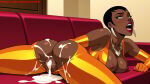 1girl 1girl after_sex after_vaginal ai ai_art ai_generated azure993 breasts cum cum_in_pussy cum_inside cumming dark-skinned_female dark_skin dc_comics dc_comics dcau female_focus leaking_cum uncensored vixen_(dc)