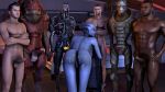  1girl 3d asari commander_shepard garrus_vakarian geth hetero james_vega kaidan_alenko krogan legion liara_t&#039;soni male maleshep mass_effect mass_effect_3 turian urdnot_wrex 