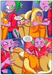 1boy 1girl 2_girls bbmbbf comic dragon dragon_tea_time_(comic) equestria_untamed friendship_is_magic hasbro male mobius_unleashed my_little_pony nude ocellus ocellus_(mlp) palcomix smolder smolder_(mlp) spike_(mlp)