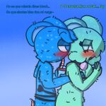 aged_up anal_sex black_tail blue_eyes blue_fur blueberry_mint breasts furry_female furry_male hamster_boy hamster_tail jay_(sprunki) malaysian_female malaysian_text mexican_male moch_(sprunki) mochimochz momazos_funados mouse_girl no_cum spanish_text sprunki sprunki_oc straight_sex turquoise_eyes turquoise_fur