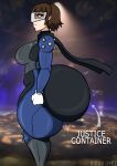  1girl 1girl 1girl 1girl ass ass big_ass big_ass biggy_deez brown_hair brown_hair_female clenched_fist clenched_hands clothed clothed_female clothes clothing evil_container fair_skin fair_skinned_female female_only girl_only makoto_niijima megami_tensei persona persona_5 red_eyes red_eyes_female round_ass round_butt shin_megami_tensei short_hair 
