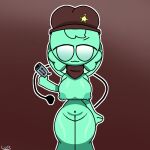 breasts gun mint_fur moch_(sprunki) mochimochz mouse_ears mouse_girl mouse_tail nipples pussy sheriff sprunki sprunki_oc