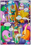 1boy 1girl 2_girls bbmbbf comic dragon dragon_tea_time_(comic) equestria_untamed friendship_is_magic hasbro male mobius_unleashed my_little_pony nude ocellus ocellus_(mlp) palcomix smolder smolder_(mlp) spike_(mlp)