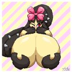  1girl animated big_breast female gif leirnabs mature mawile nintendo nsfw pixel pixel_art pokemon solo 
