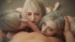  1boy 1girl 3_girls 3d abs ashley_graham ashley_graham_(ella_freya) athletic_female ball_sucking big_penis biohazard_4 blonde_female blonde_hair blowjob_face blue_eyes capcom fellatio foursome fugtrup grace_ashcroft grace_ashcroft_(julia_pratt) human leon_kennedy leon_scott_kennedy light-skinned_female light-skinned_male light_skin male oral oral_sex penis pov realistic resident_evil resident_evil_4 resident_evil_4_(remake) resident_evil_4_remake resident_evil_6 resident_evil_9 resident_evil_9:_requiem resident_evil_requiem sherry_birkin sherry_birkin_(bridgette_haze) sucking sucking_penis triple_fellatio twitter video_game_character video_game_franchise video_games 