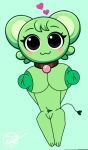 ai_generated anthro big_breasts breasts cyan_background cyan_body digital_media_(artwork) edit edited fur heart_tail incredibox moch_(sprunki) mochimochz munchykirby1 original_character sprunki sprunki_oc tagme teal_nipples vaginal