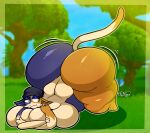  1girl ass big_ass big_breast epic_games feline female fortnite leirnabs mature meow_skulls_(fortnite) nsfw nude solo 