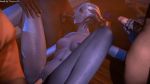 1girl 3d asari fellatio gif liara_t'soni mass_effect oral sex source_filmmaker timpossible